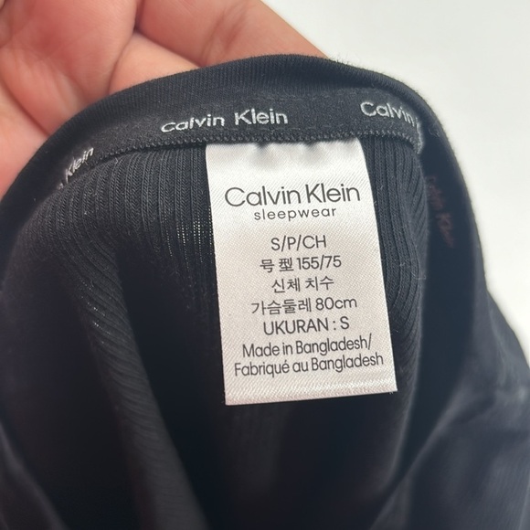 UEC Calvin Klein ribbed Henley sleepwear size small - Picture 7 of 8